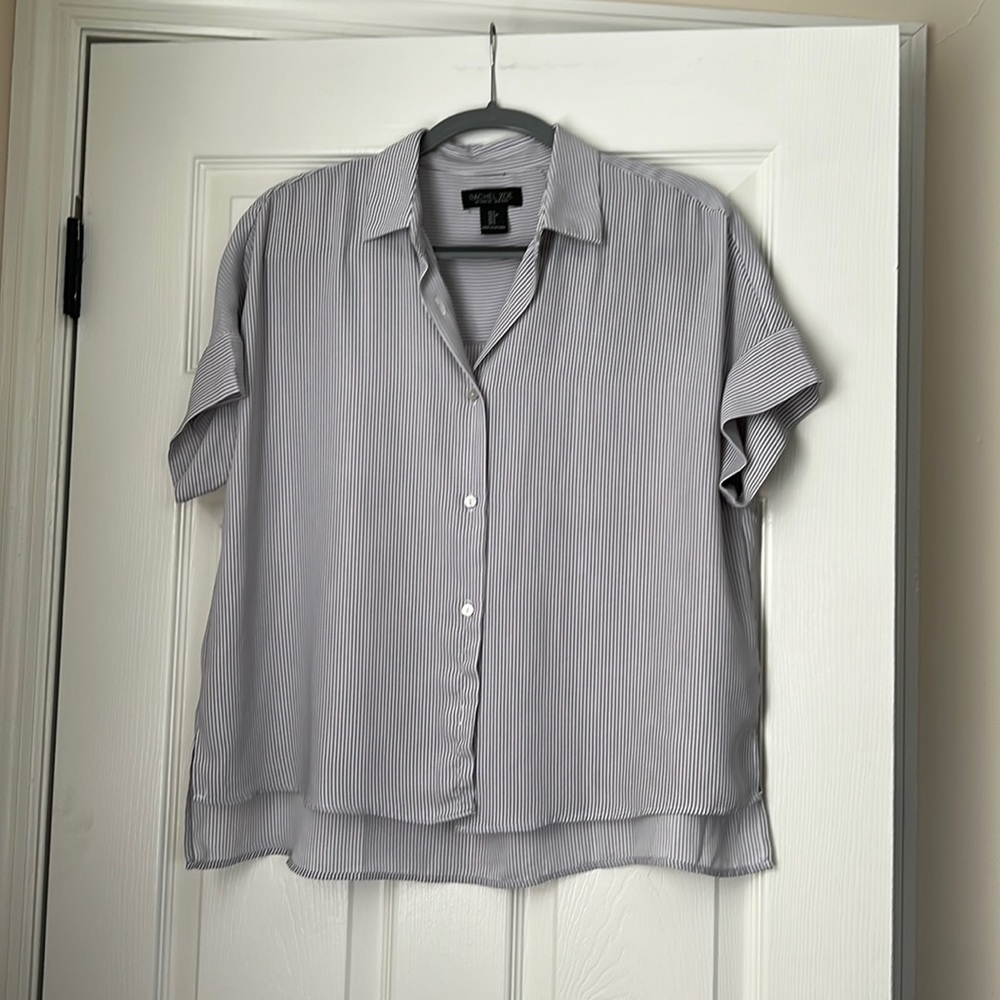 Rachel Zoe Striped Button Down Top